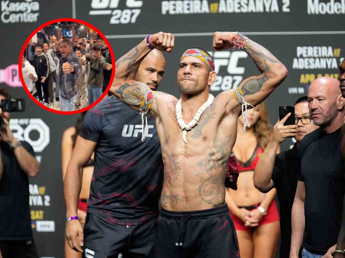 WATCH: Alex Pereira’s does ICONIC walkout and scream with ‘army’ in viral video