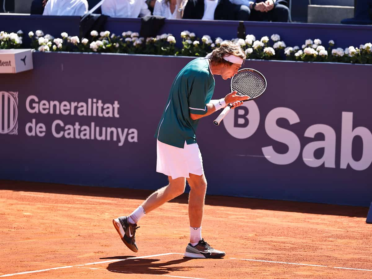 “Without this, I wouldn’t be in the final,” Andrey Rublev credits his mental game for getting through Taylor Fritz in straight sets as he books a berth in Madrid Open finals