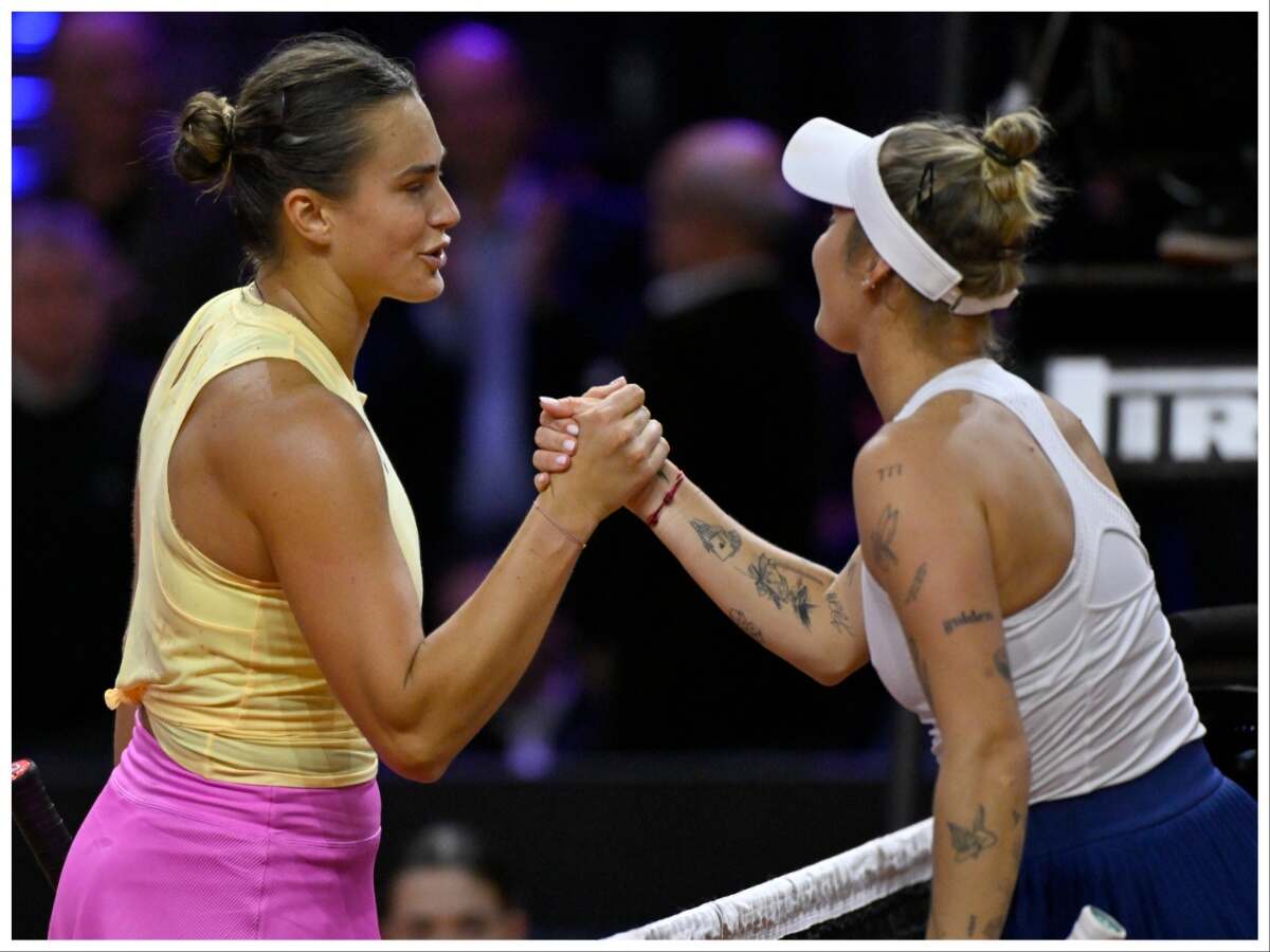 Aryna Sabalenka and Marketa Vondrousova