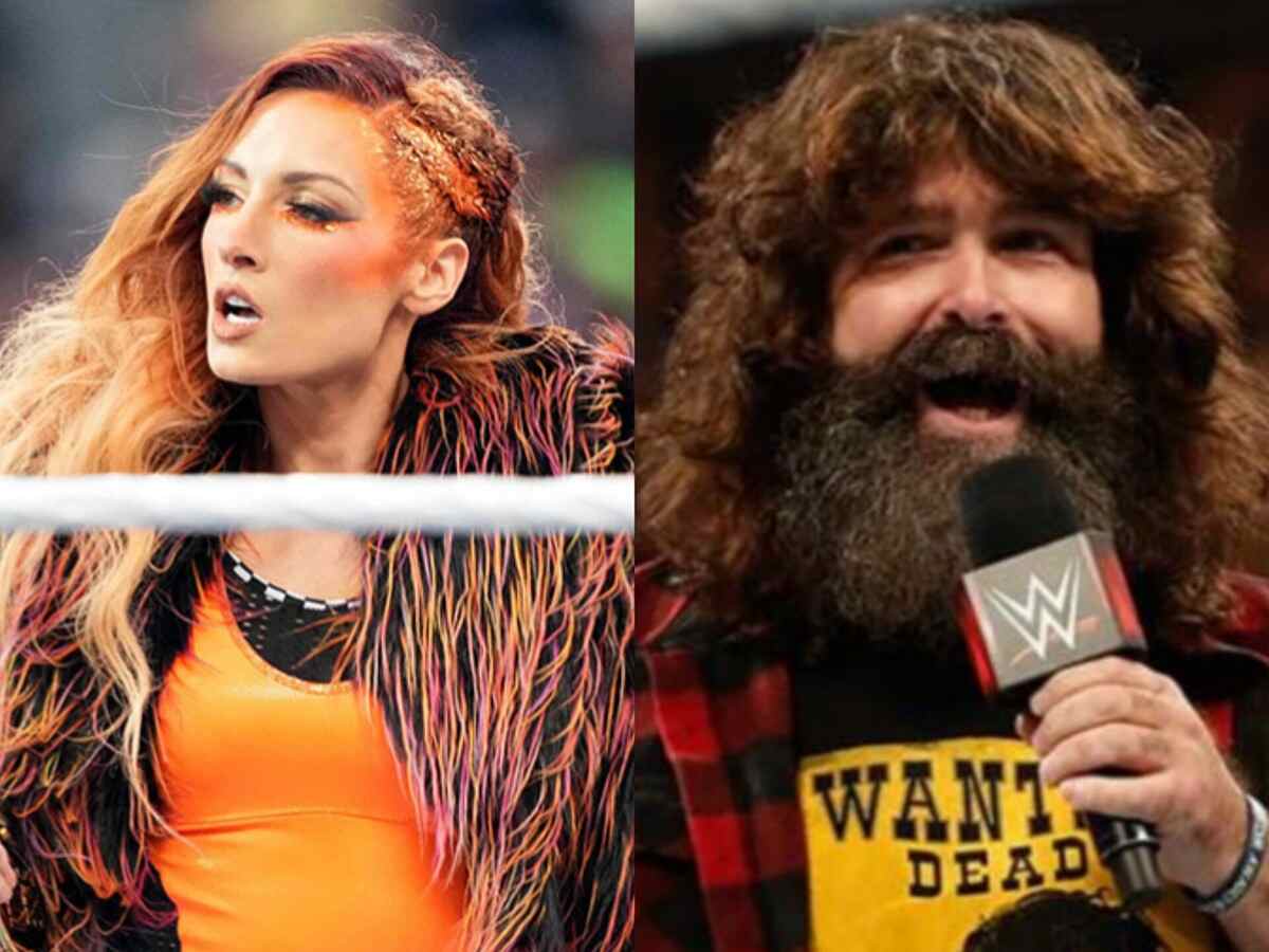 Becky Lynch and Mick Foley