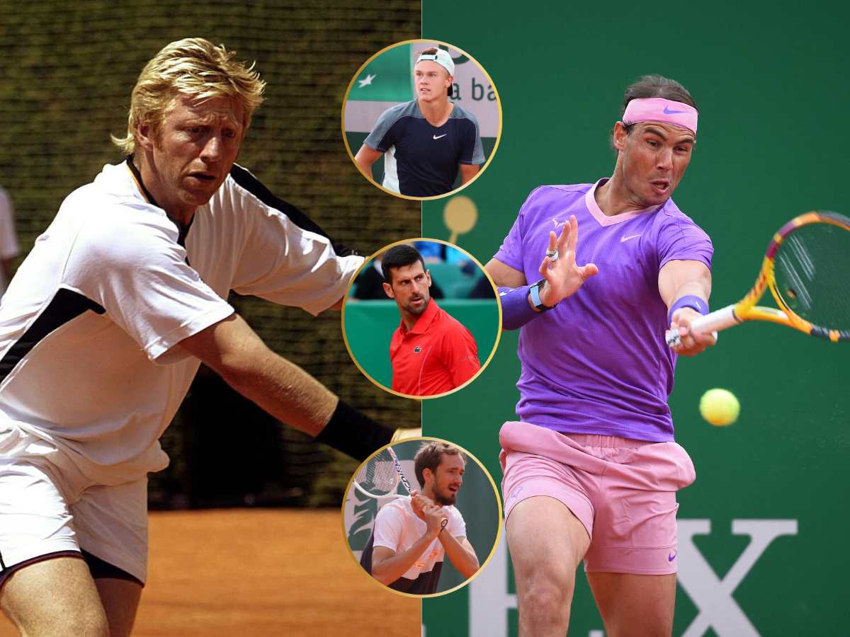 Holger Rune, Daniil Medvedev, Novak Djokovic and other ATP players snub Rafael Nadal to choose Boris Becker’s insane tweener as the best ever play in Monte Carlo