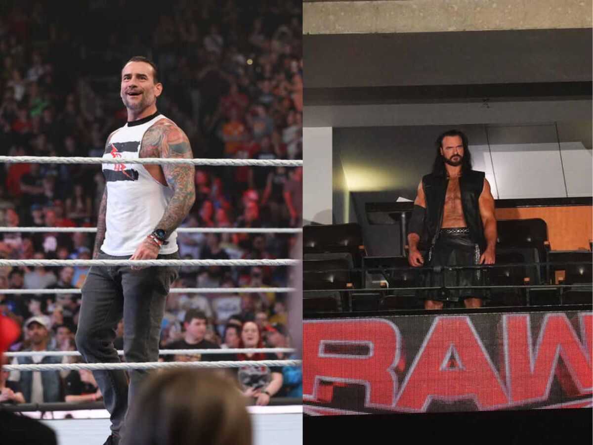 CM Punk and Drew McIntyre on Raw