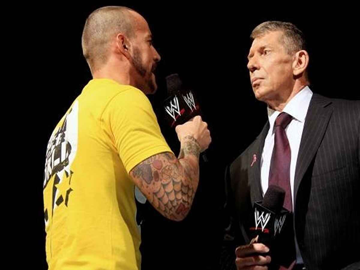 CM Punk and Vince McMahon