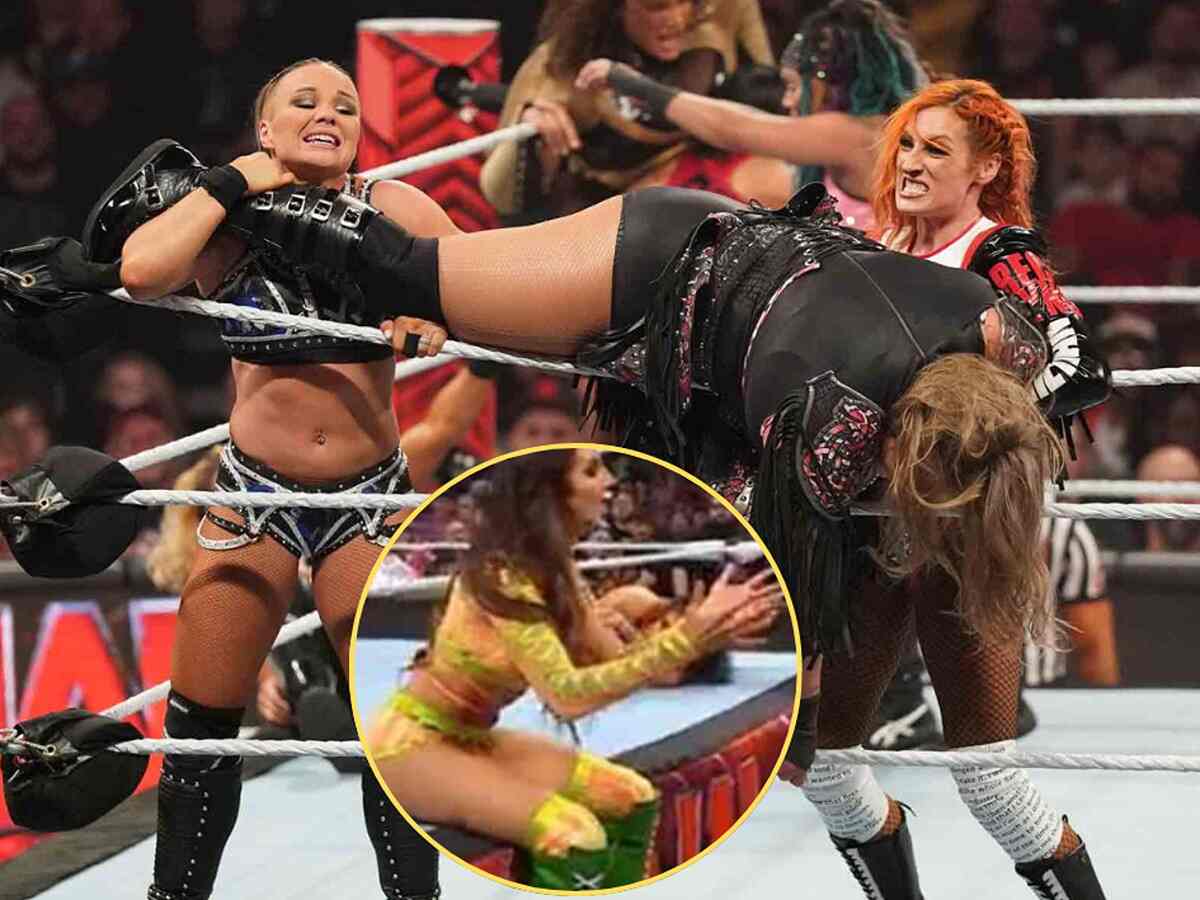 WATCH: 34-year-old female star uses ‘999 IQ’ to deceive referees after getting eliminated from the Battle Royal on Raw 