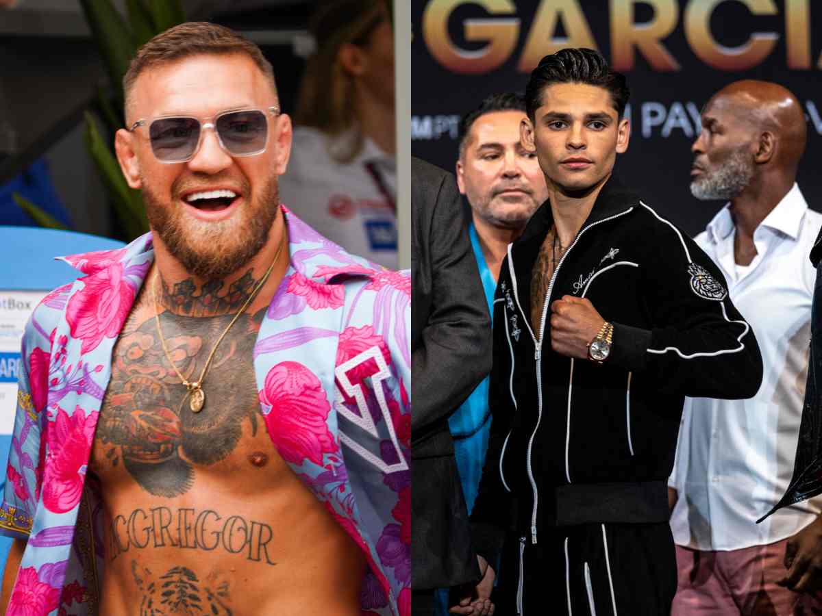 Ryan Garcia’s SHOCKING antics gets Conor McGregor support after beer-chugging at weigh-ins