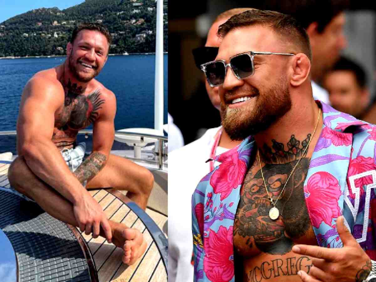 Conor McGregor reacts to HILARIOUS moment training civilian from luxury yacht