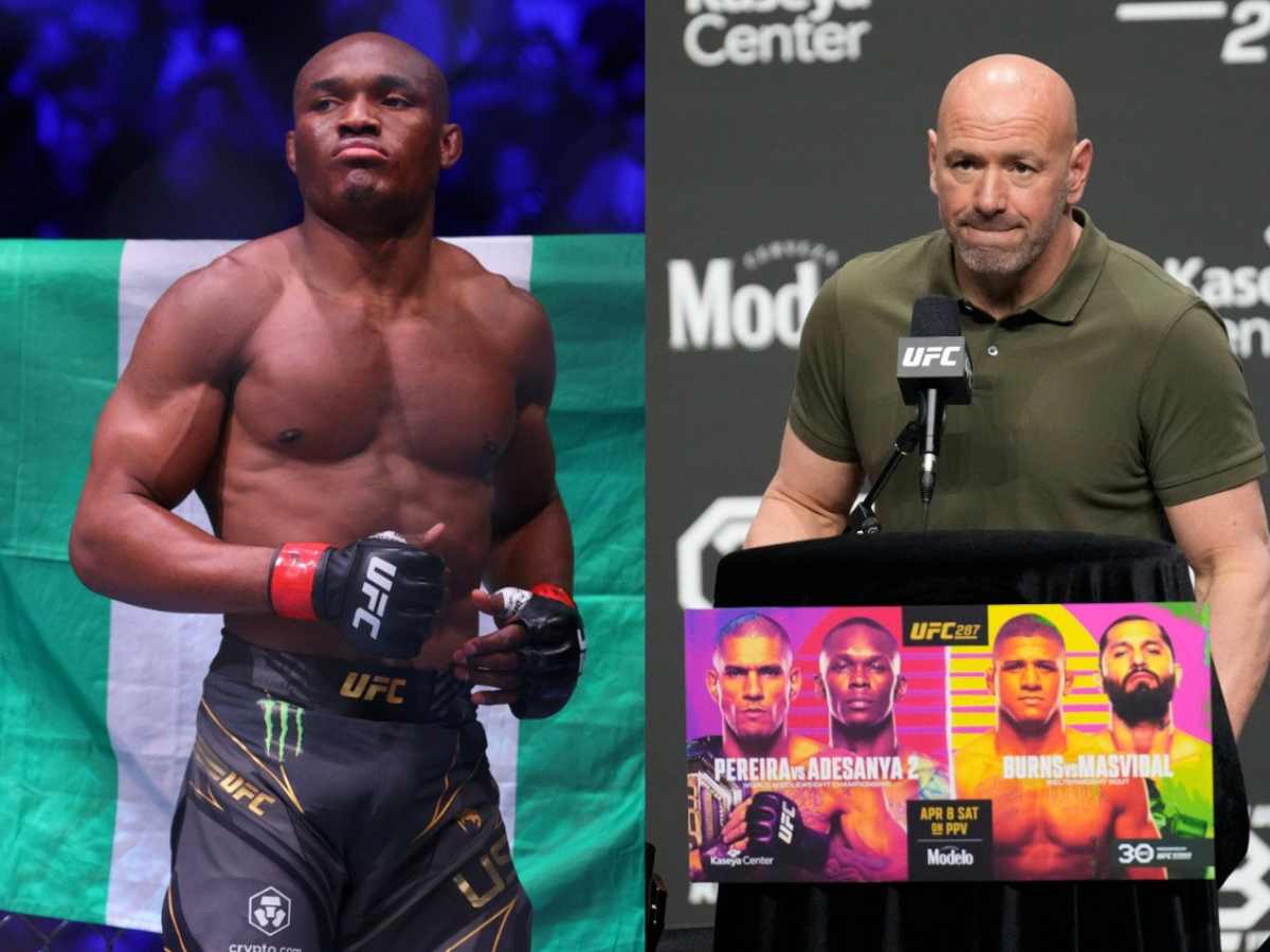 Dana White and Kamaru Usman