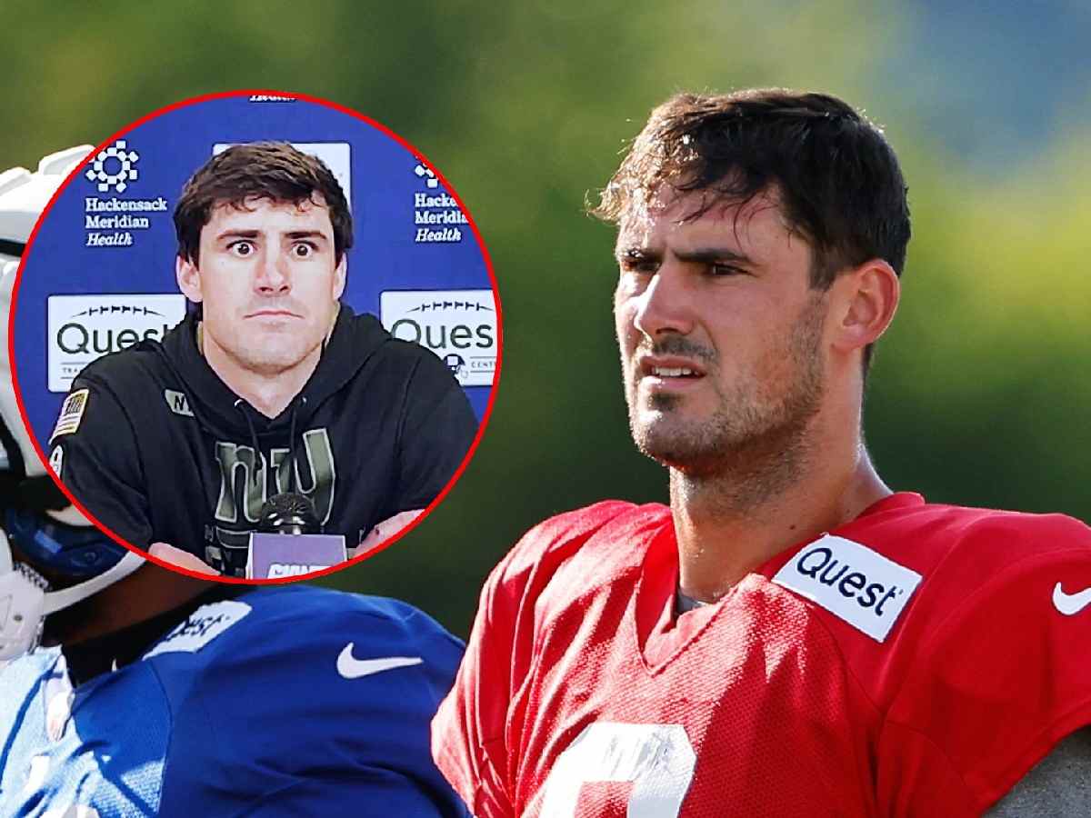 WATCH: “He’s high as hell” – Daniel Jones’ absolutely bizarre look during press conference has fans cooking up weird theories on social media