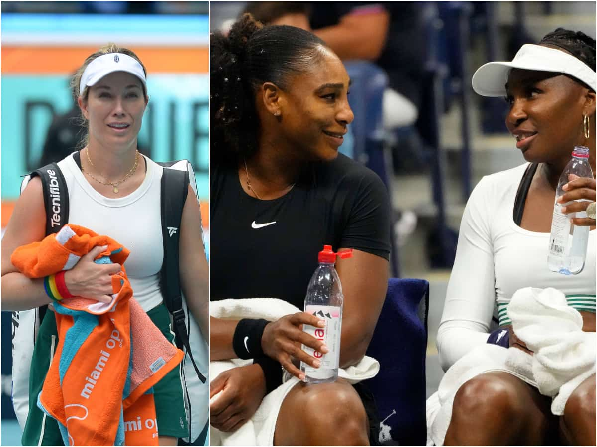 “I just totally blush. I fangirl a little bit,” Danielle Collins can’t hide her excitement at being noticed by idols Venus and Serena Williams as she expresses her sheer gratitude to the WTA icons