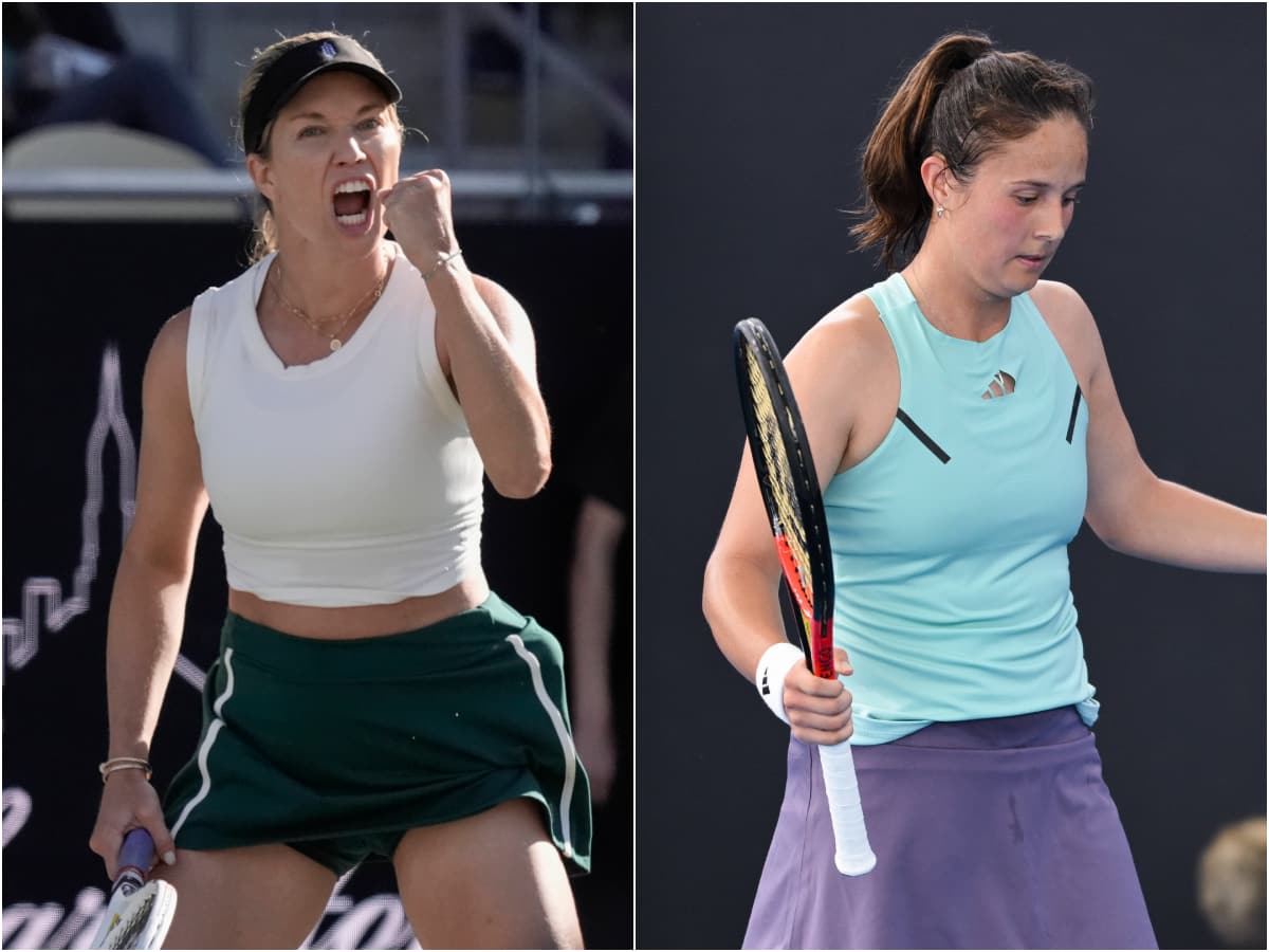 Danielle Collins and Daria Kasatkina