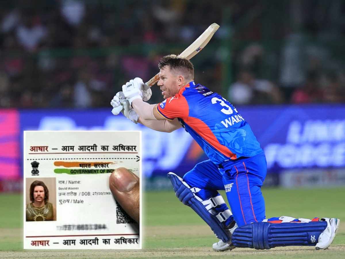 WATCH: Delhi Capitals star David Warner is too EXCITED to get a free Aadhaar Card!