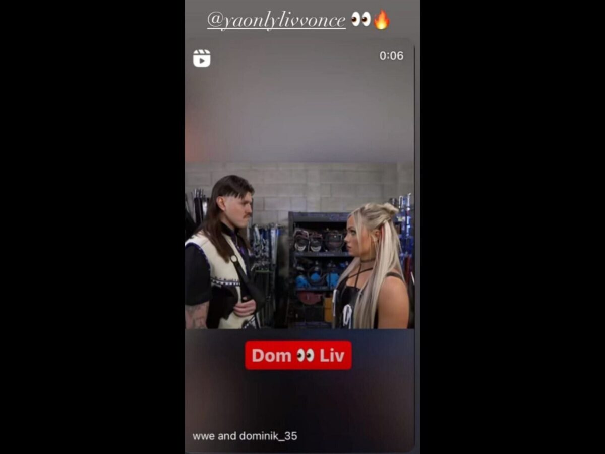 Dominik Mysterio and Liv Morgan