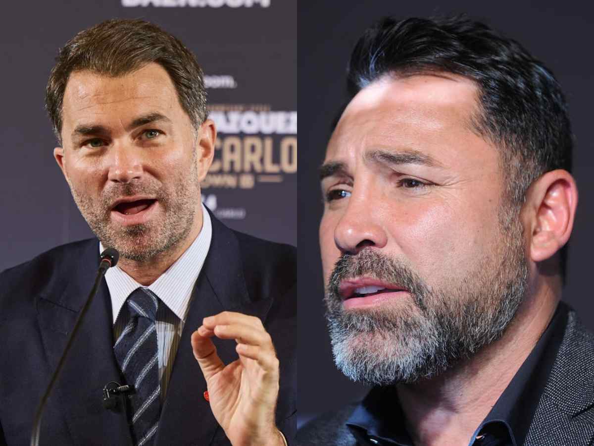 “little bit obsessed” Eddie Hearn speaks about Oscar De La Hoya’s comments on social media