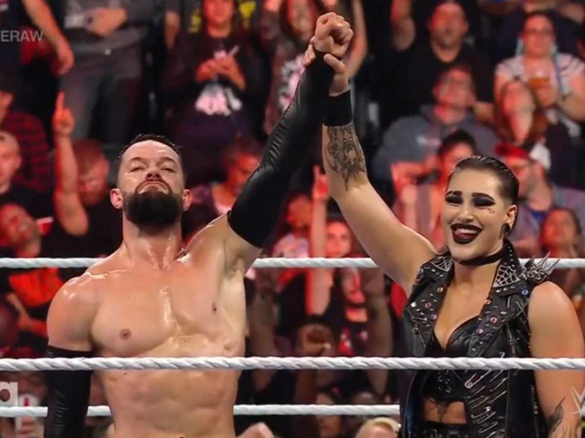 Finn Balor and Rhea Ripley