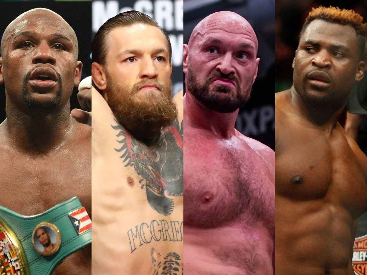 Floyd Mayweather, Conor McGregor, Tyson Fury, and Francis Ngannou have been part of high profile crossover bouts