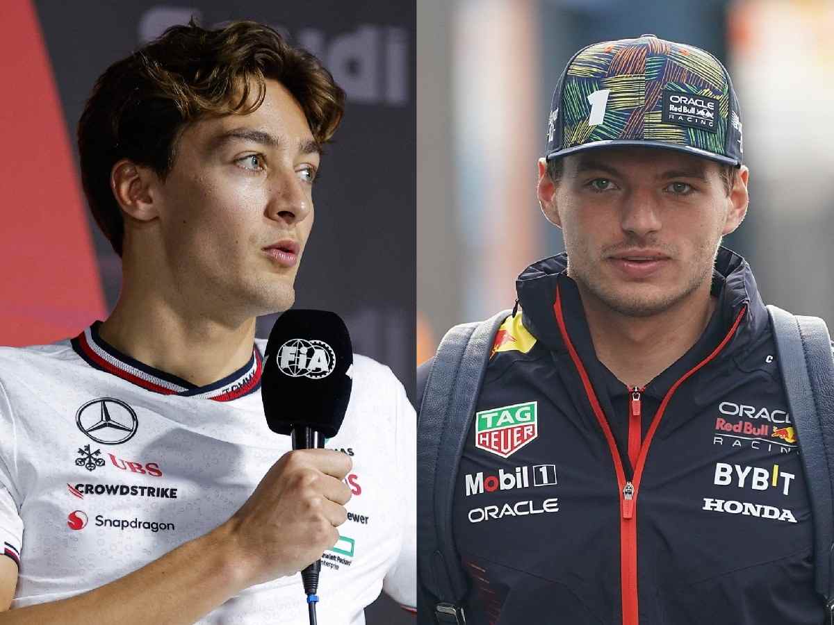 George Russell claims he’s “all for” Max Verstappen to join Mercedes amidst tensions at Red Bull