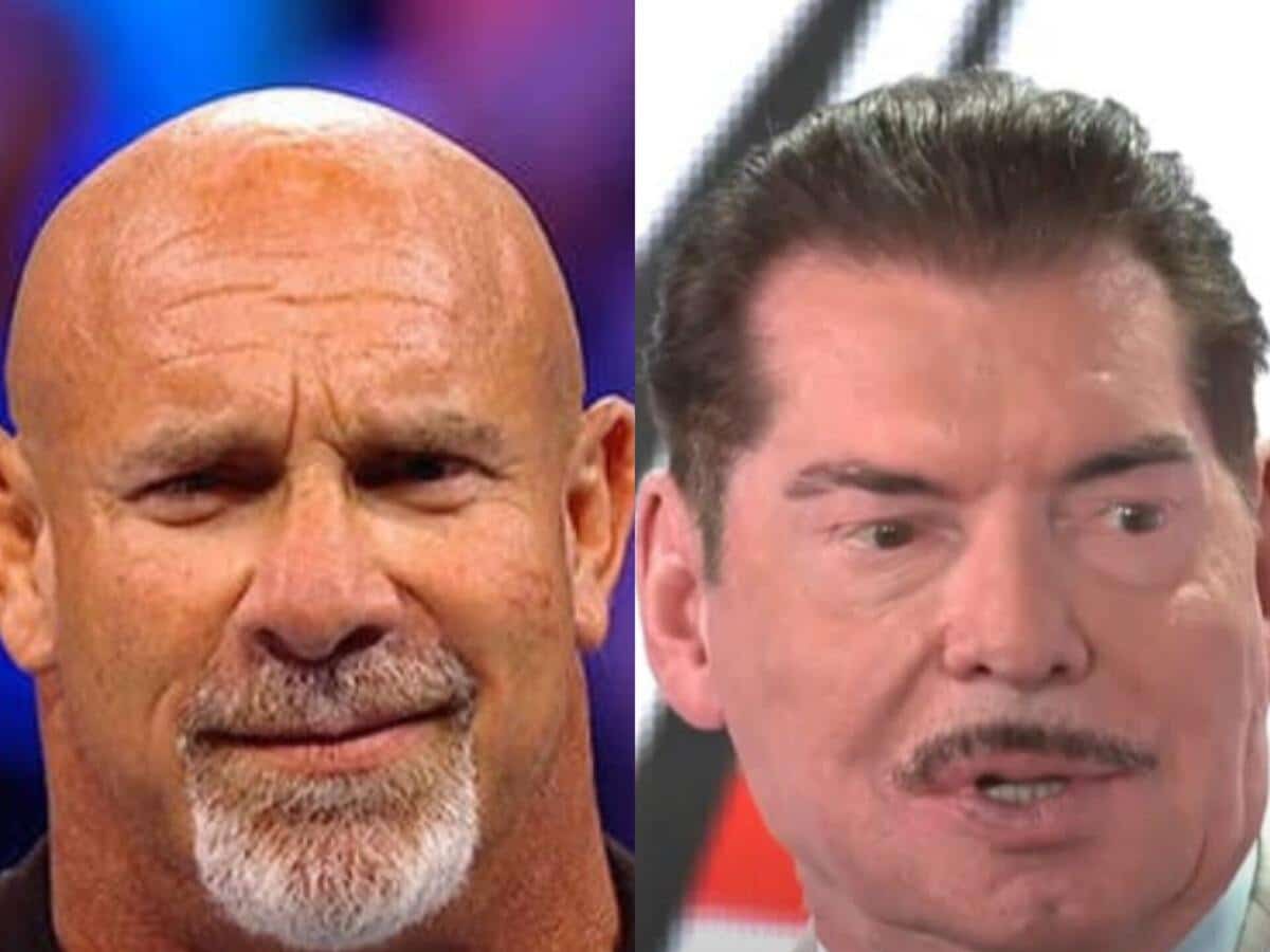 Goldberg and Vince McMahon