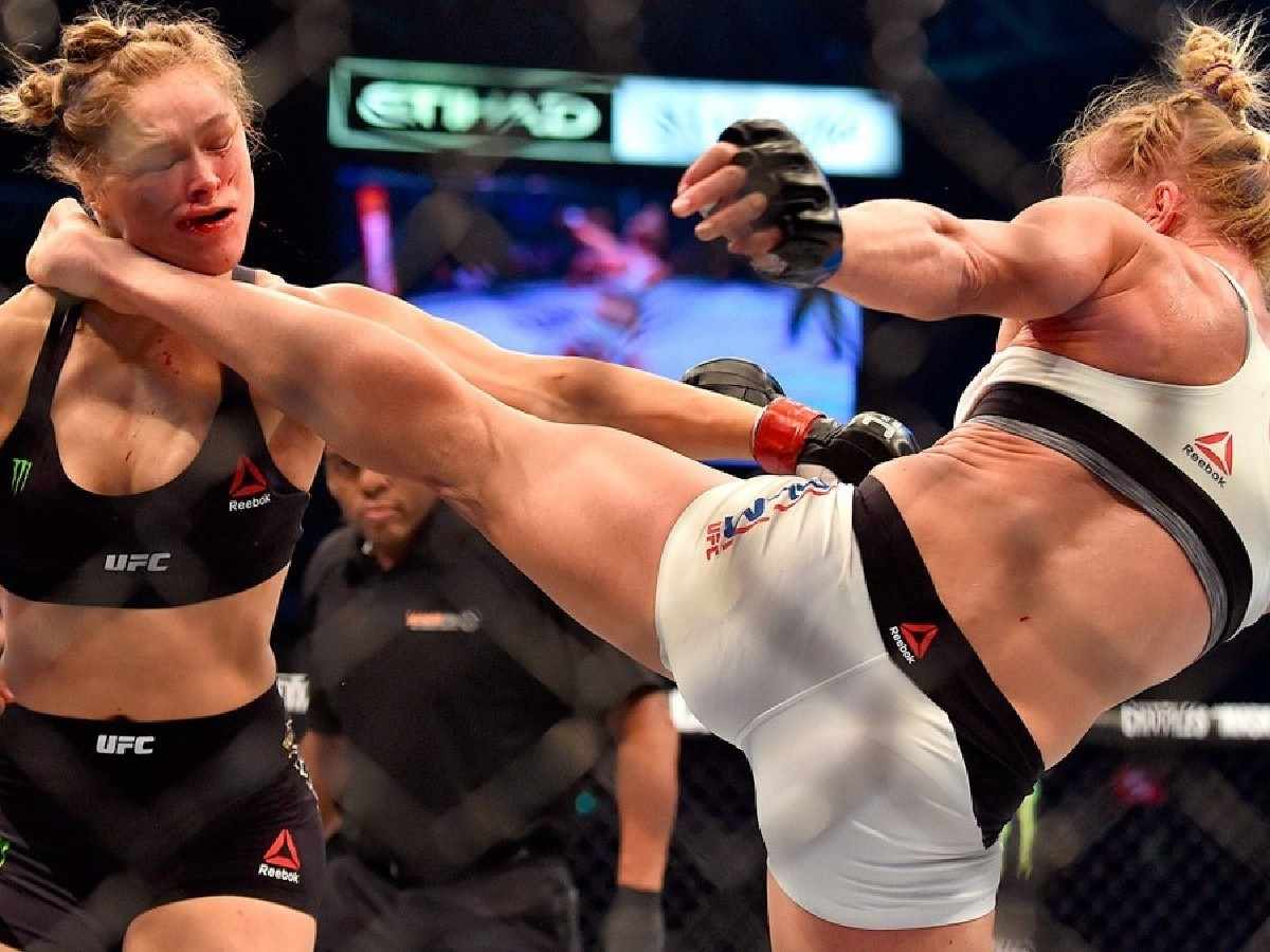 Holly Holm TKOed Ronda Rousey at UFC 193