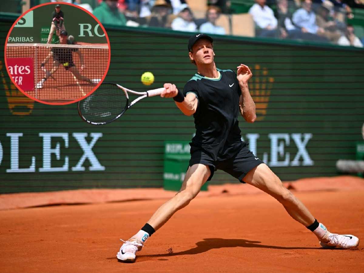 WATCH: “Perfect tennis” – Fans left drooling over Jannik Sinner’s ‘sinfully sneaky’ angled drop shot against Sebastian Korda in Monte Carlo