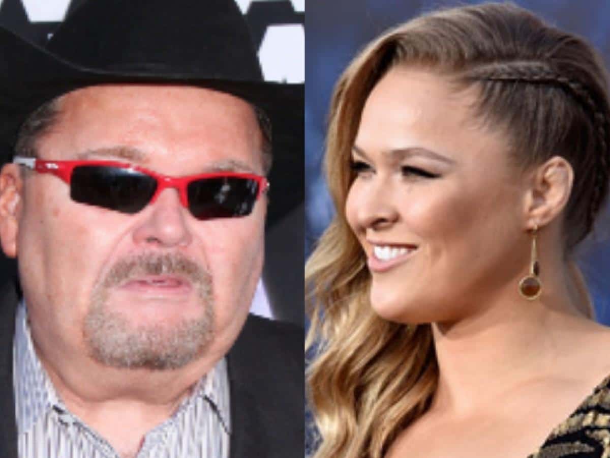 Jim Ross and Ronda Rousey