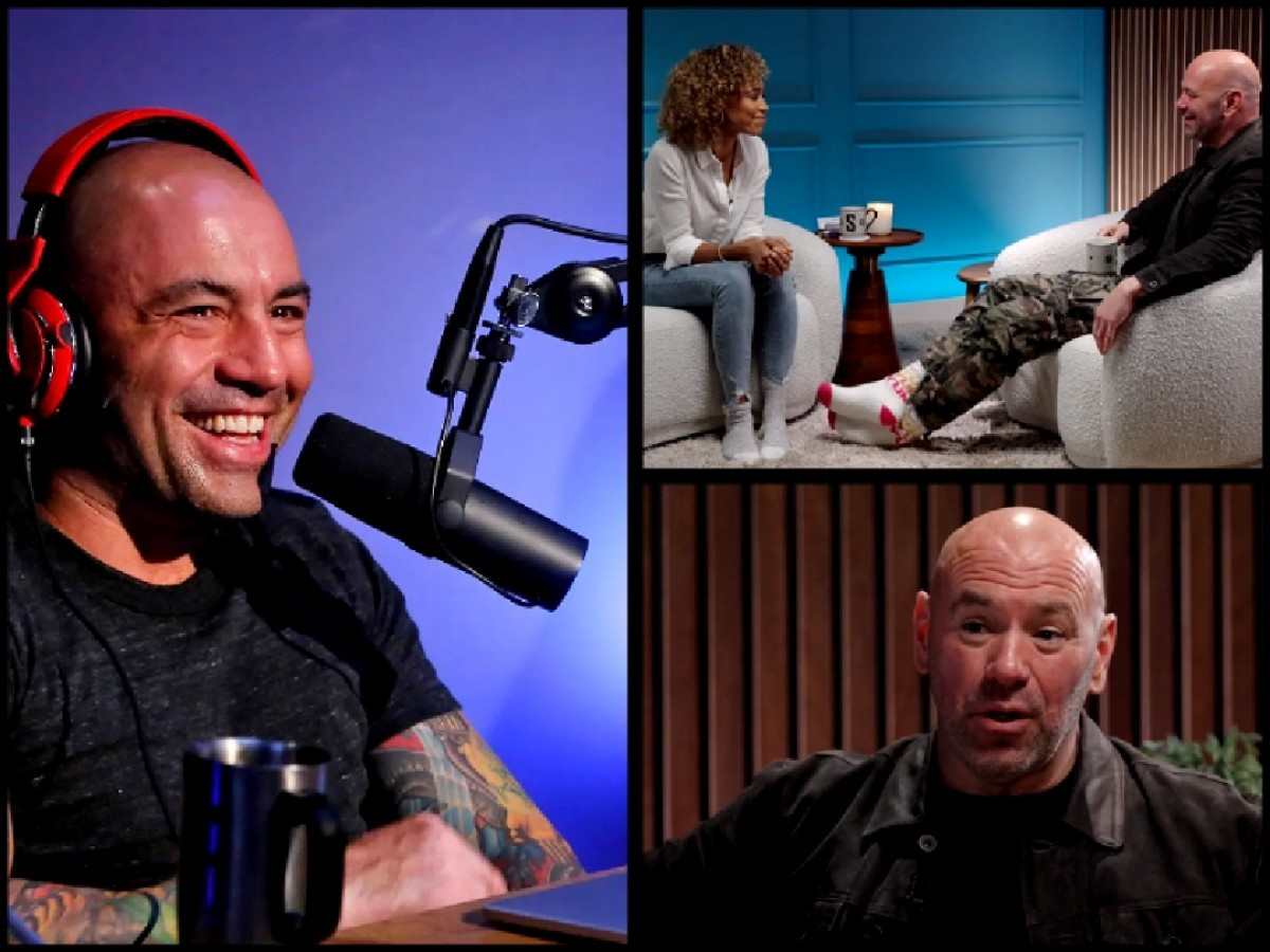 Joe Rogan banks on the gag of him and Dana White being similar