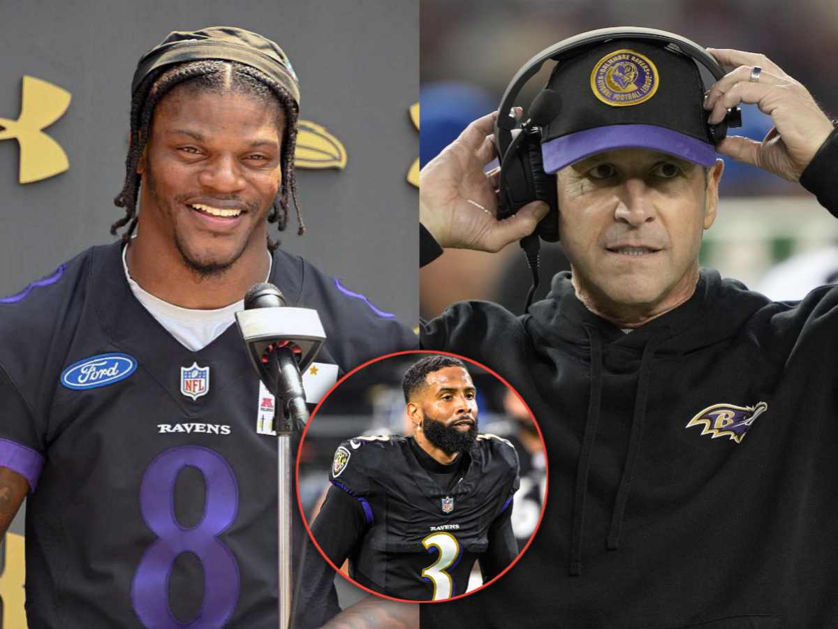 Ravens HC John Harbaugh discloses Lamar Jackson ‘will watch tape’ of WR prospects in the NFL Draft to help the team after Odell Beckham Jr’s exit