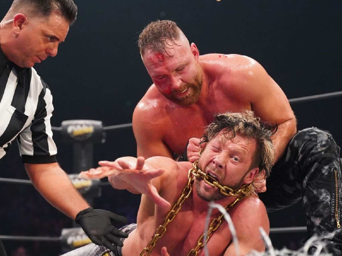 Jon Moxley and Kenny Omega