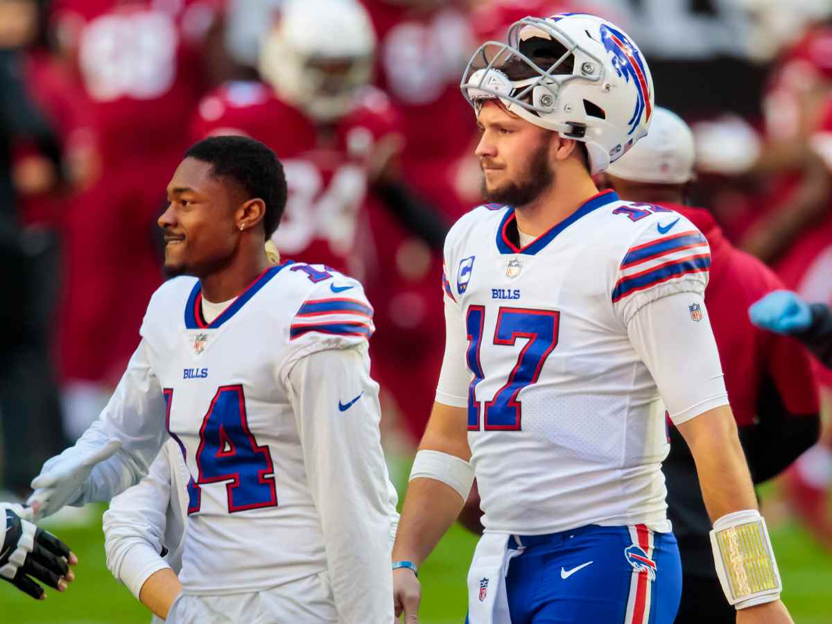 Josh Allen and Stefon Diggs