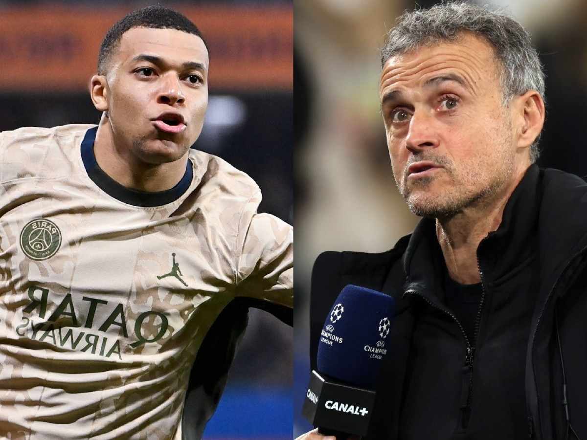 Luis Enrique & Kylian Mbappe