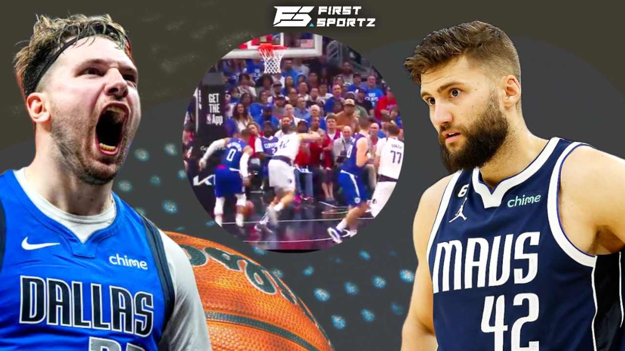 WATCH: Furious Luka Doncic ‘LOSES IT’ at teammate Maxi Kleber during Clippers blowout game