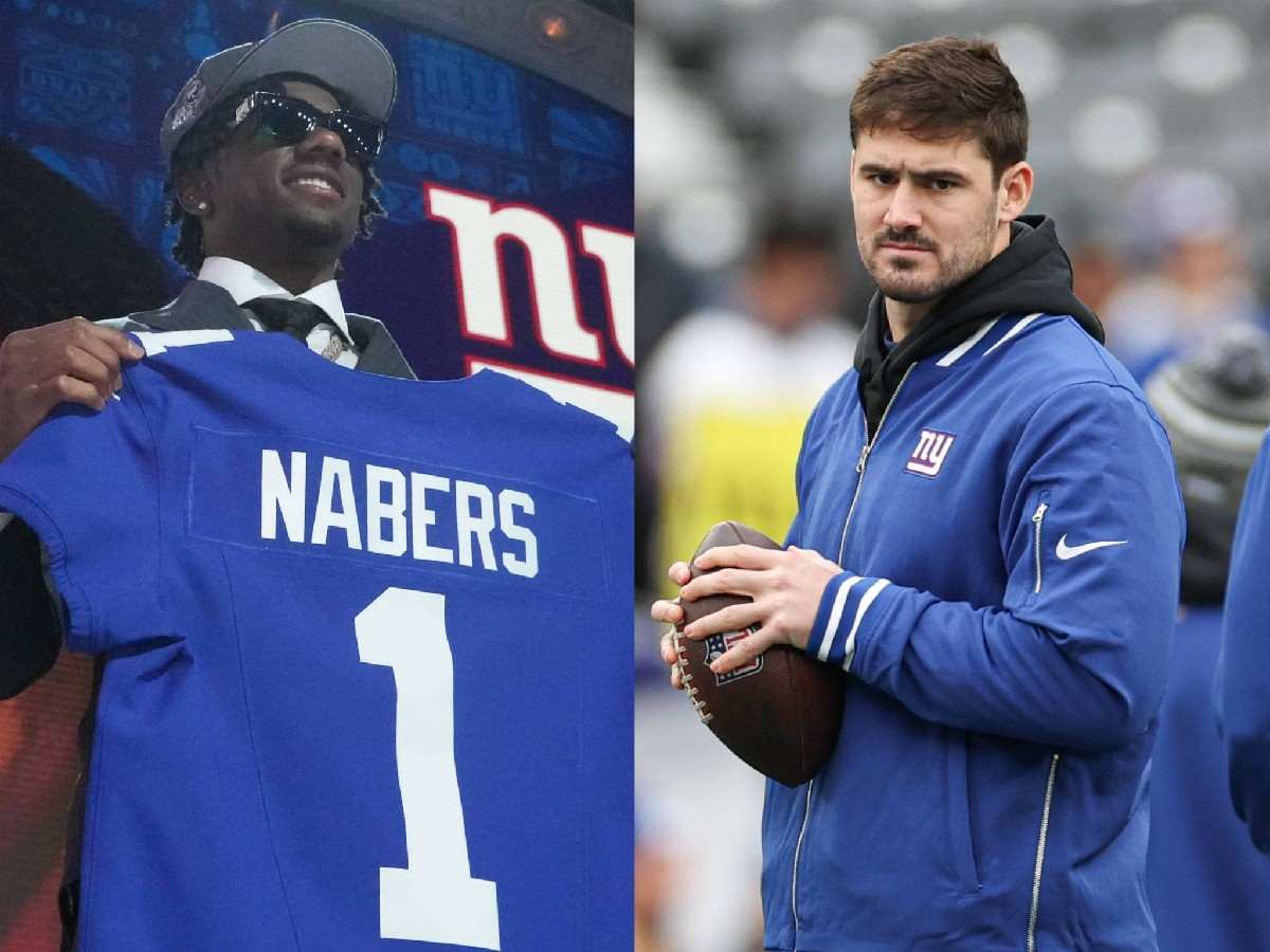 WATCH: “Guy looks miserable” – Malik Nabers awkwardly twists the question when quizzed about Daniel Jones’ capabilities, fans react