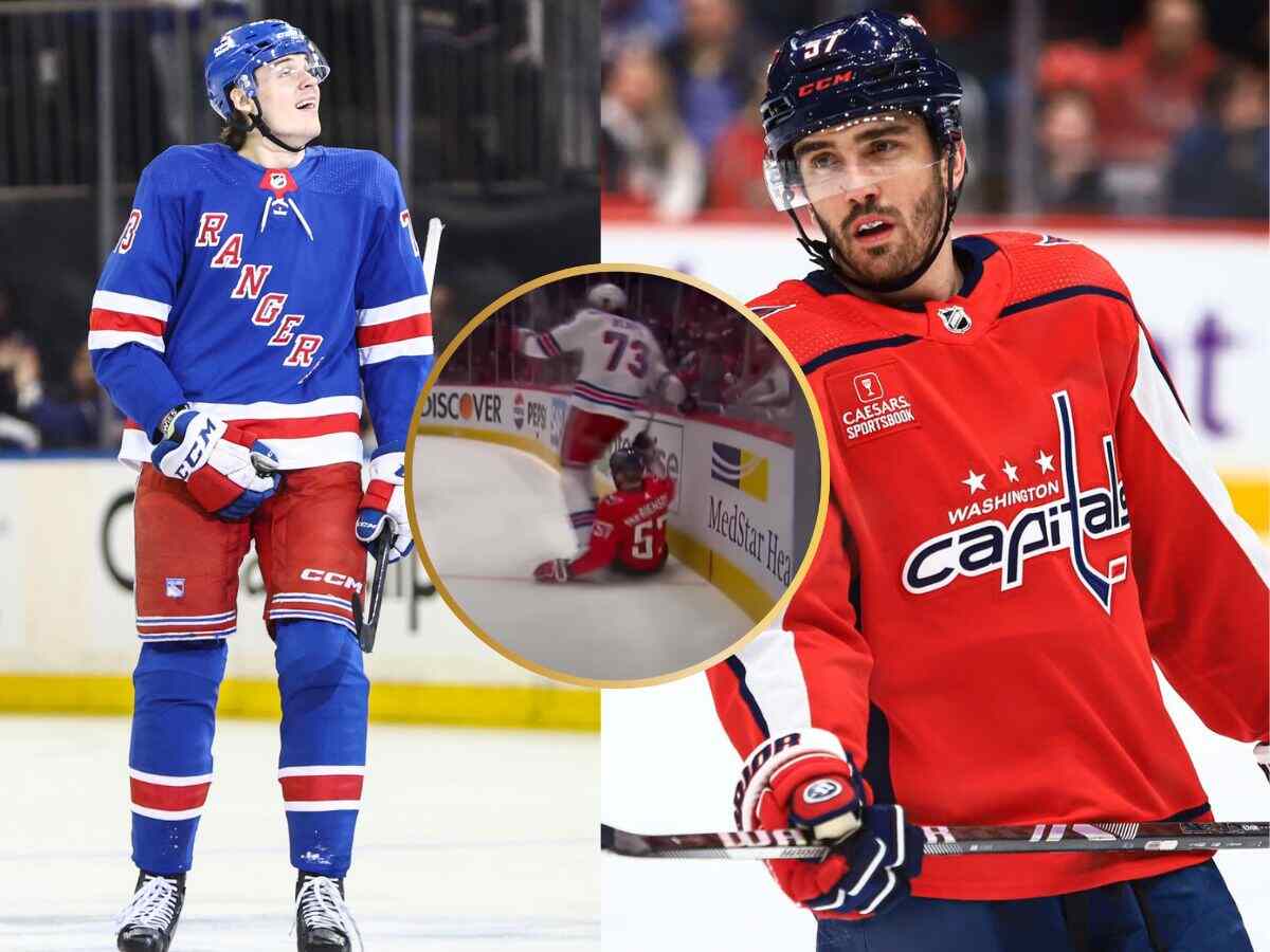 Matt Rempe ‘got no issue with’ being Rangers villain as Capitals blast rookie for ‘dirty hit’ against Trevor van Riemsdyk