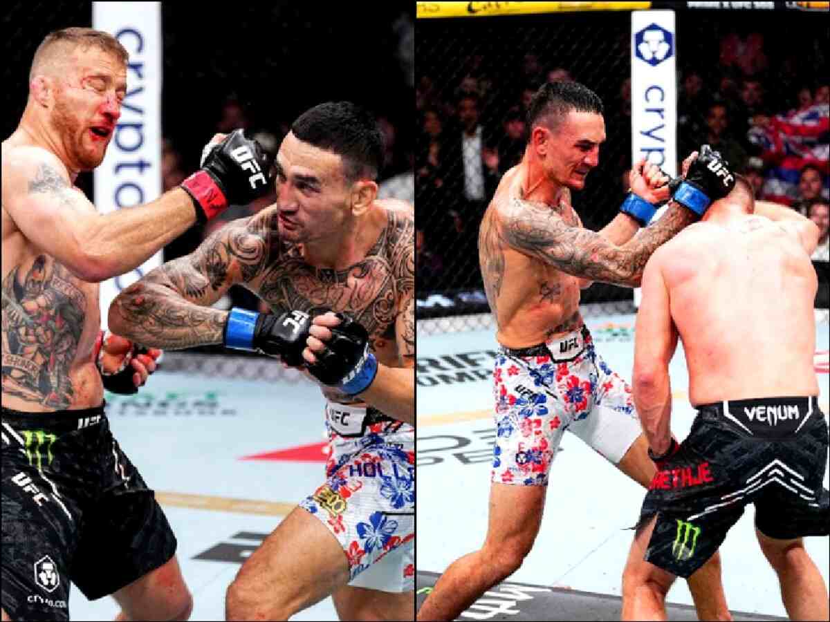 Max Holloway defeated Justin Gaethje at UFC 300, and got a hero's welcome home