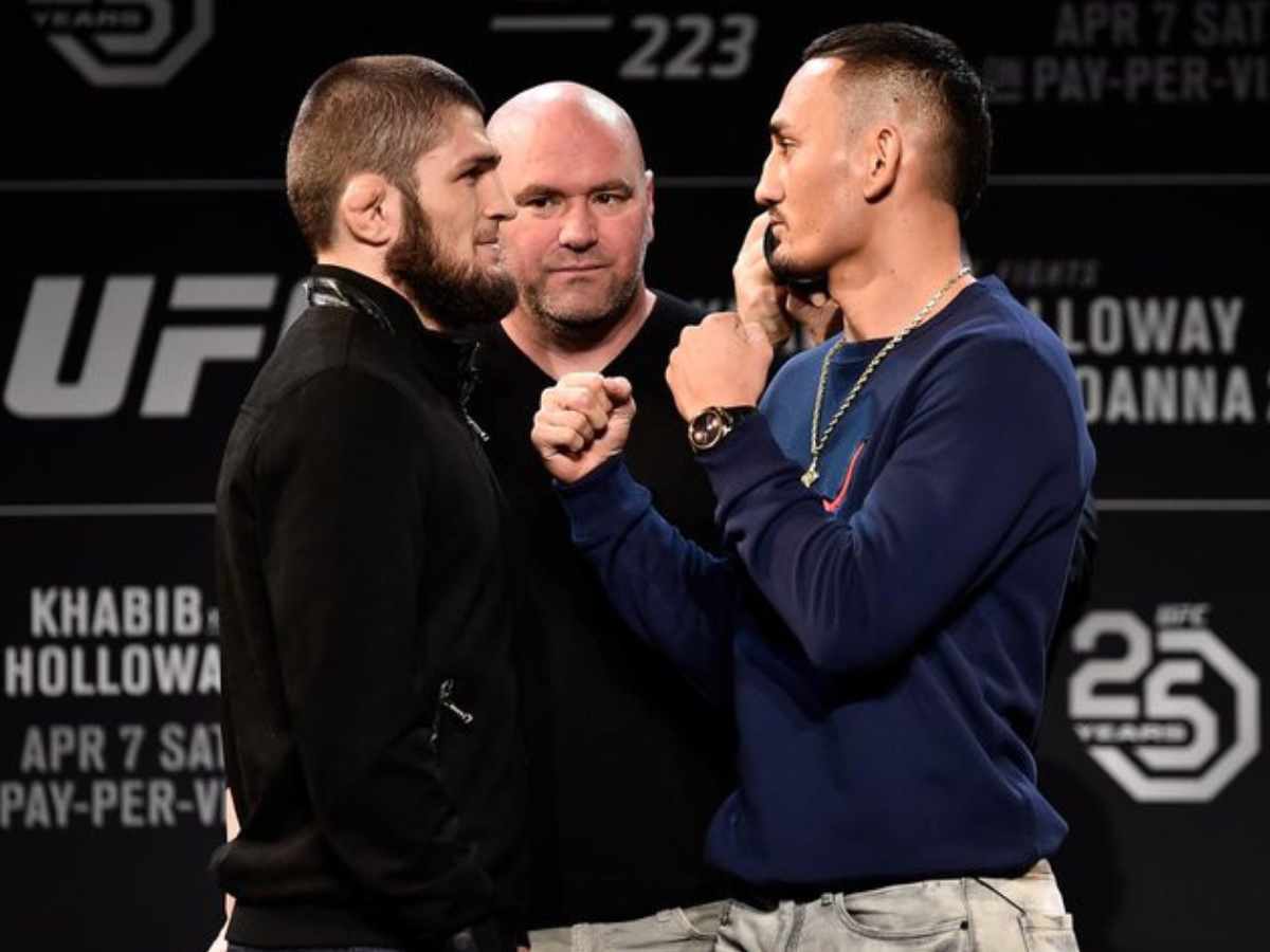 Max Holloway vs Khabib Nurmagomedov at UFC 223 was cancelled