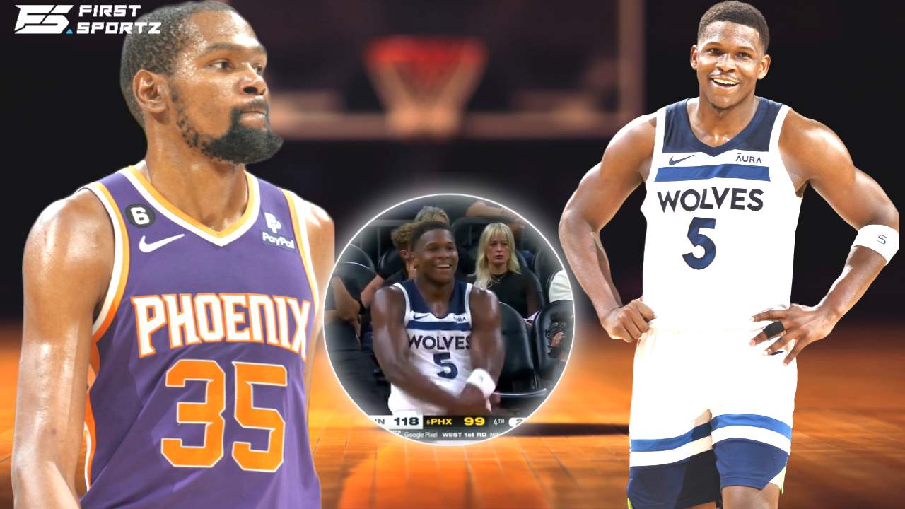 WATCH: Anthony Edwards does $35K penalized WWE celebration after going 3-0 against idol Kevin Durant