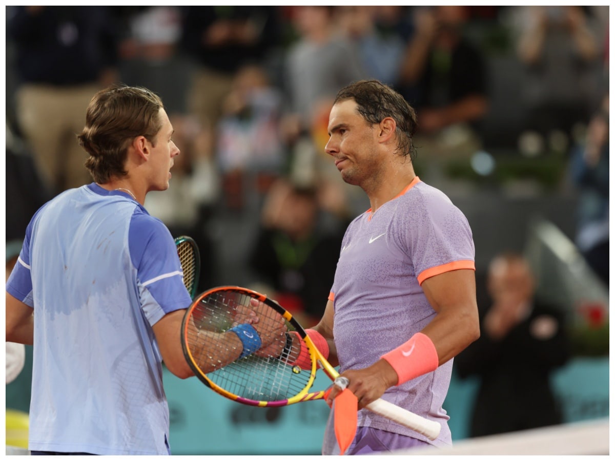 Alex de Minaur and Rafael Nadal