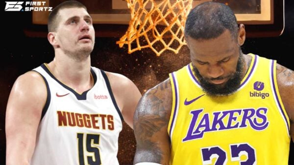 Nuggets Nikola Jokic and Lakers LeBron James