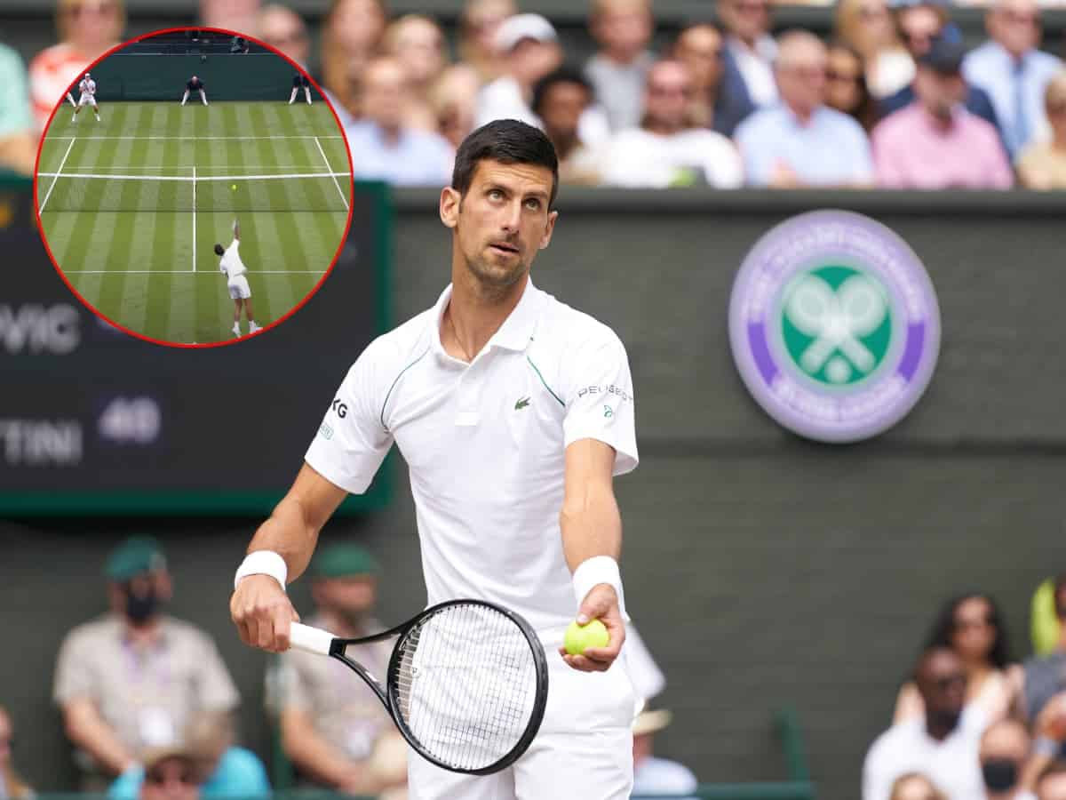 WATCH: “Is there anything this man hasn’t done?”- Novak Djokovic’s clip from Wimbledon 2021 resurges on social media to shock fans at the Serb’s prowess once again