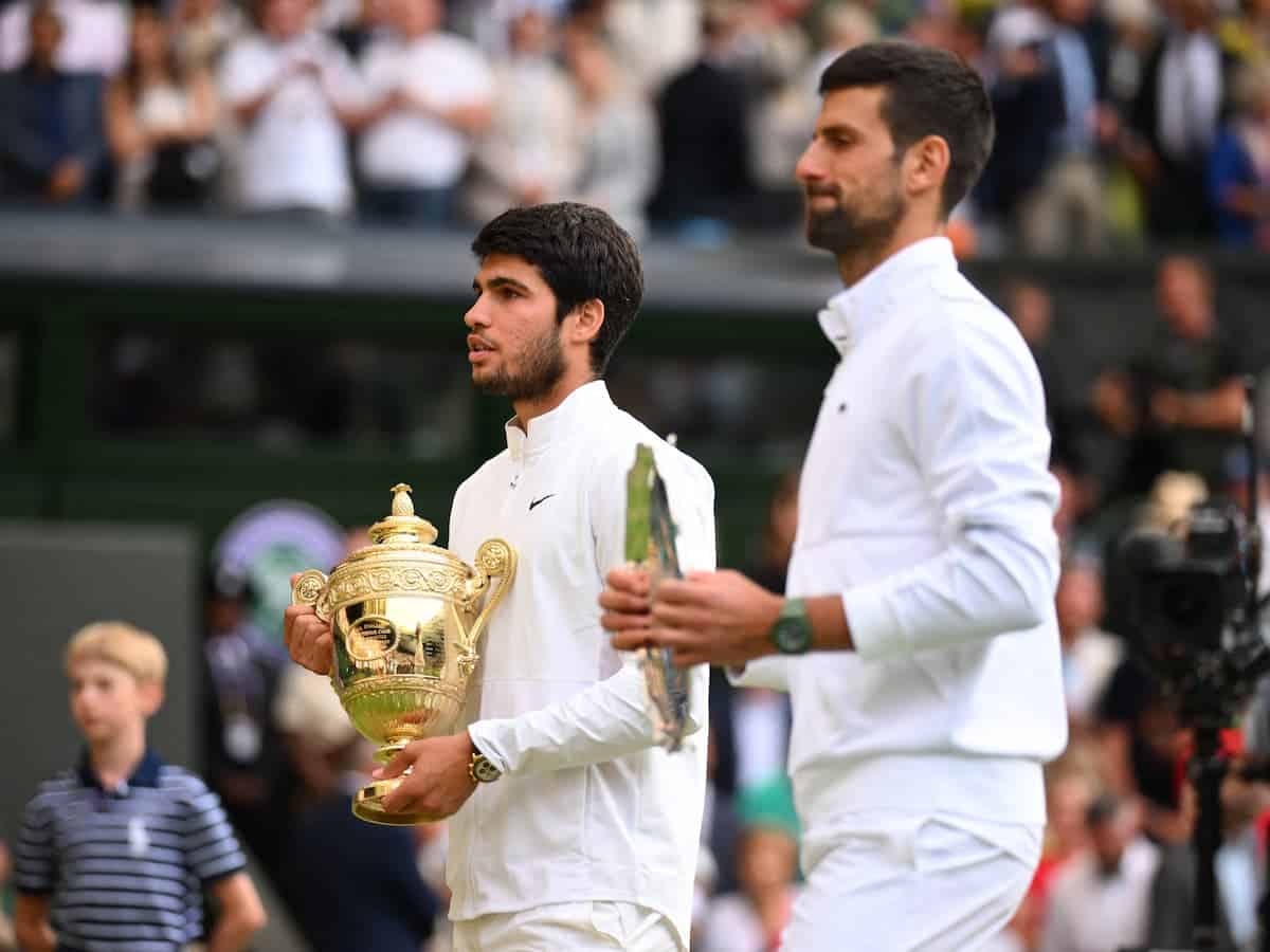 Novak Djokovic and Carlos Alcaraz