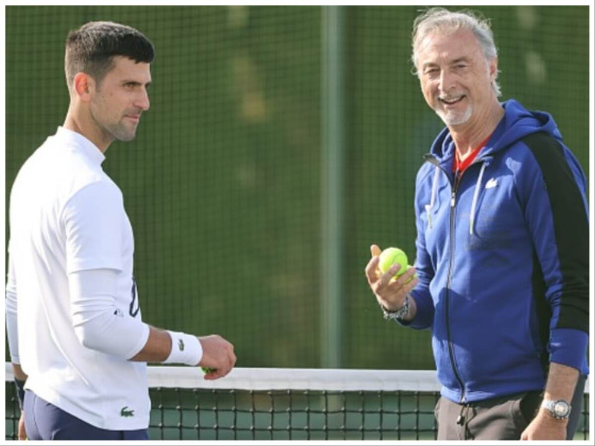 Novak Djokovic and Marco Panichi