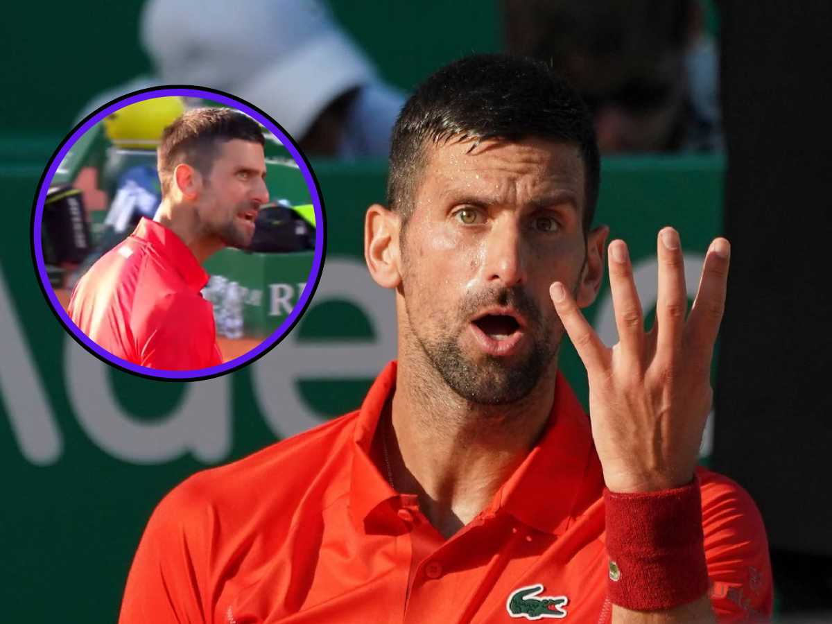 “Shut the f**k up,” Raged Novak Djokovic has absolutely no tolerance for hecklers as he faced defeat against Casper Rudd in Monte Carlo