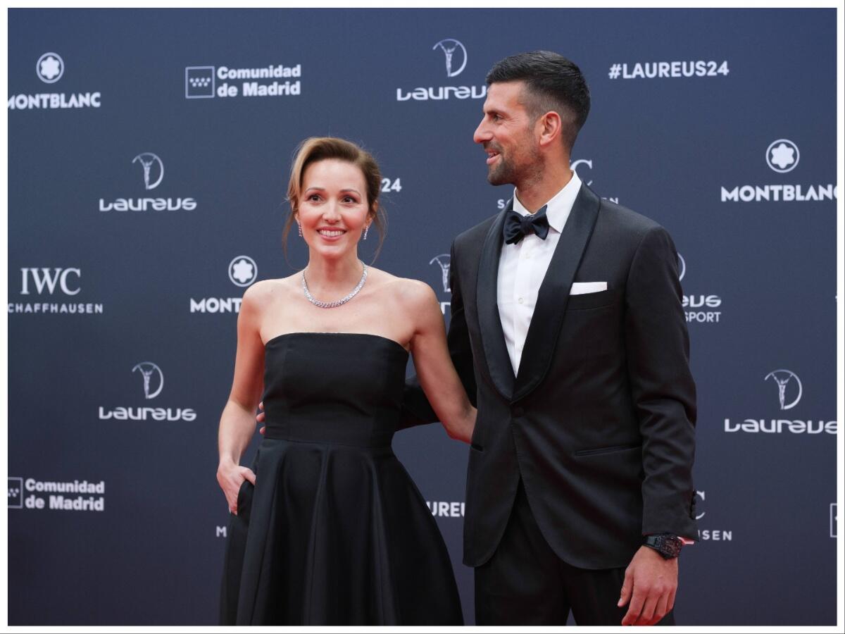 Novak and Jelena Djokovic