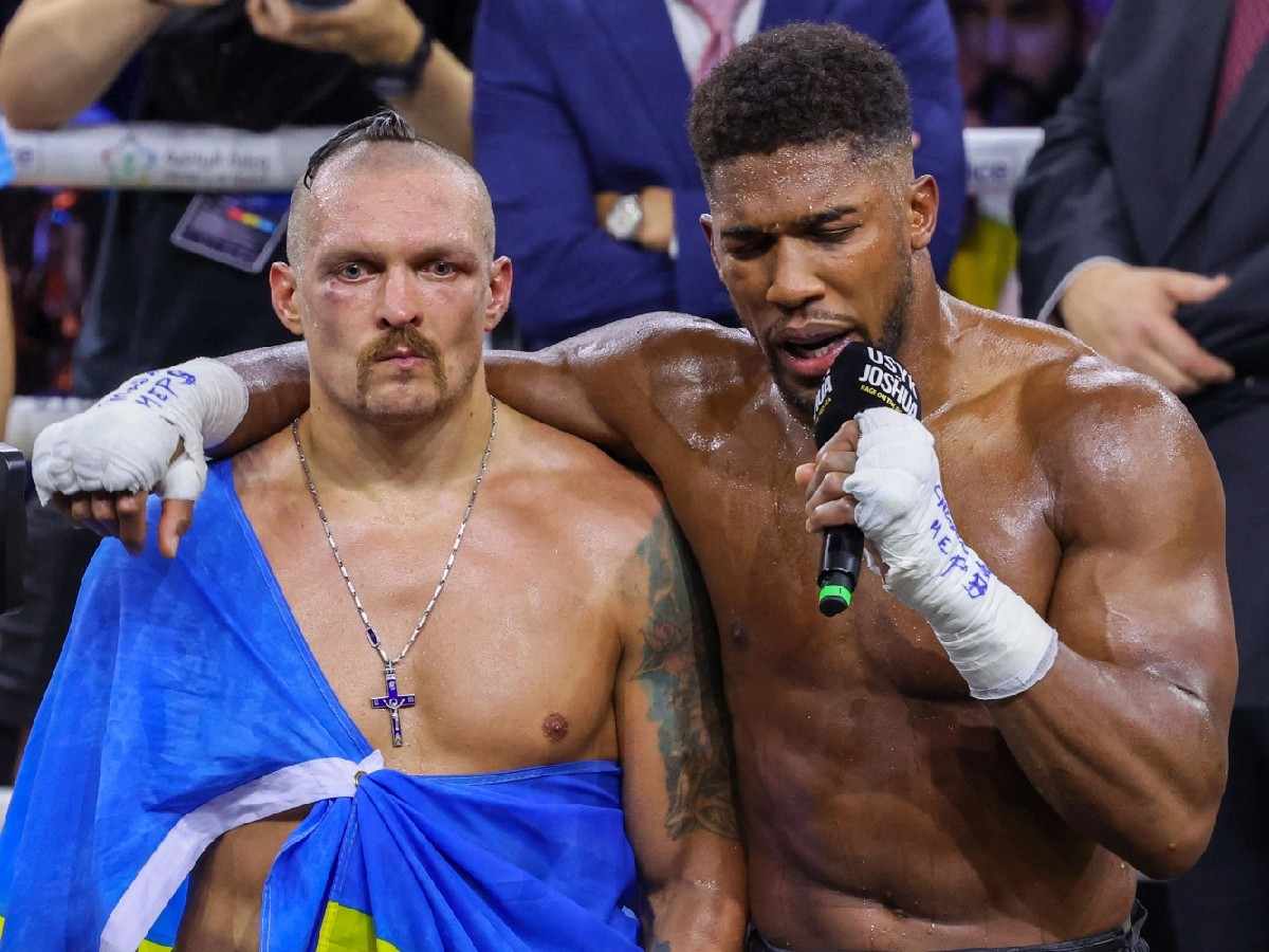 Oleksandr Usyk and Anthony Joshua, Tyson Fury, Francis Ngannou