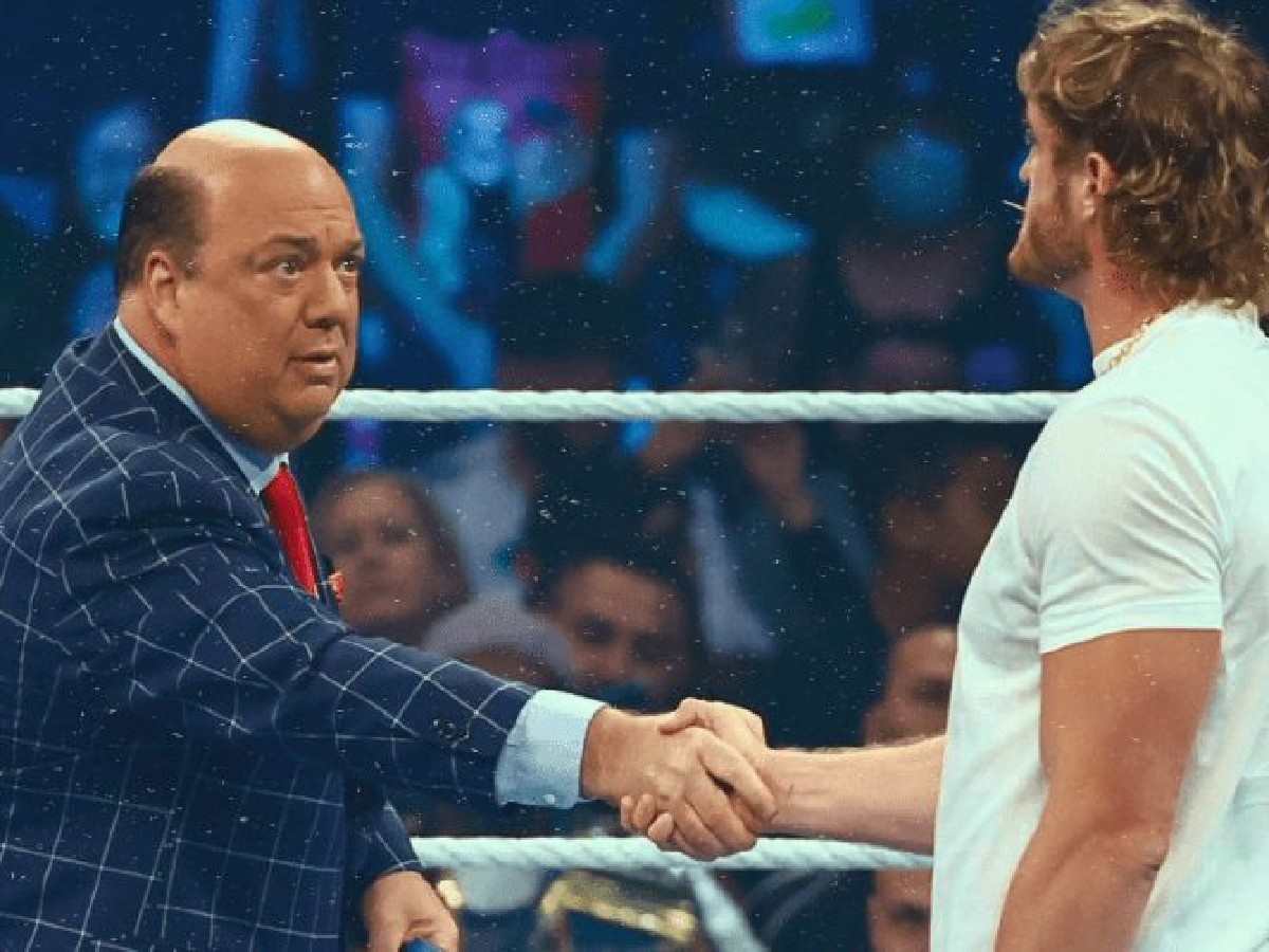 Paul Heyman and Logan Paul