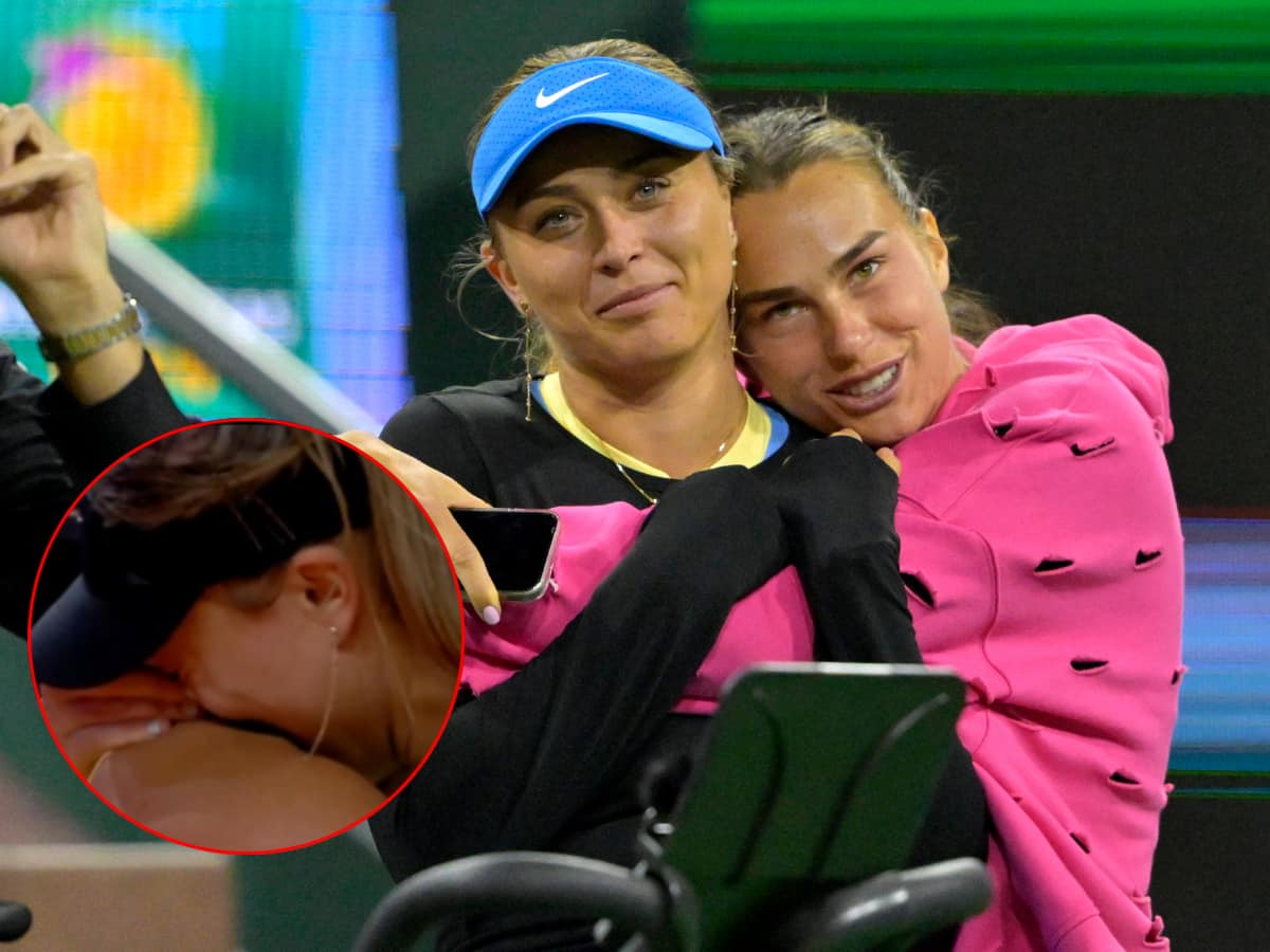 WATCH: Aryna Sabalenka consoles best friend Paula Badosa after the latter shockingly retires from their match at the Stuttgart Open