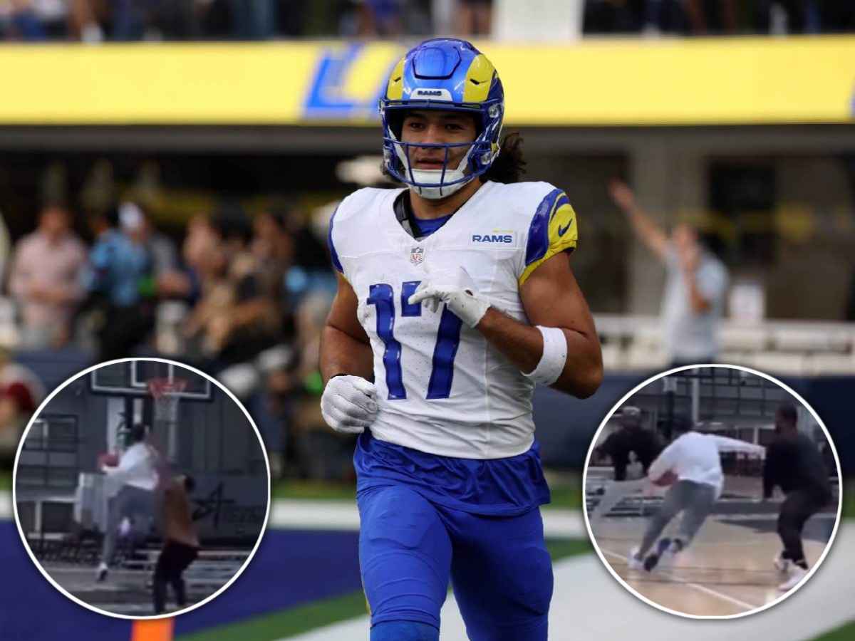 WATCH: “Deserves more minutes than Gabe Vincent” – Rams WR Puka Nacua’s insane basketball skills during offseason leaves fans in awe on social media