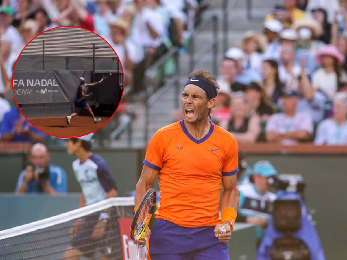 WATCH: Rafael Nadal gives it his best shot on clay as he sweats it out ahead of Roland Garros despite injury complications