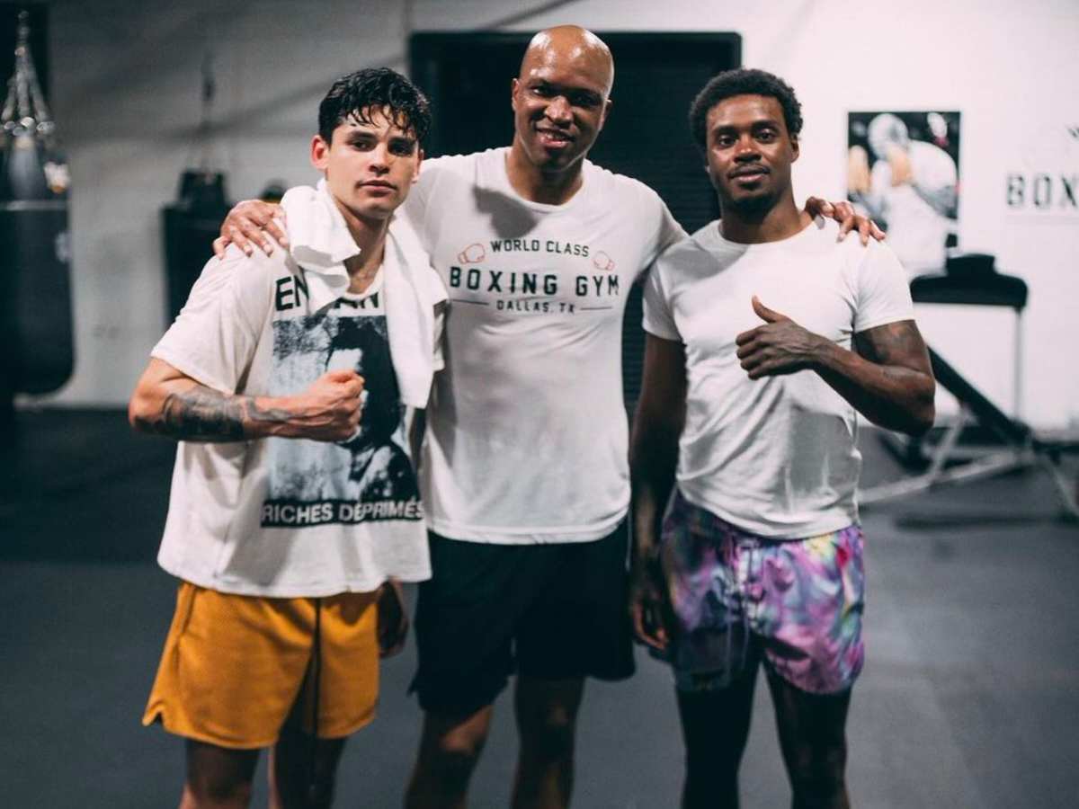 Ryan Garcia fires back at Errol Spence Jr. for not paying trainer Derrick James