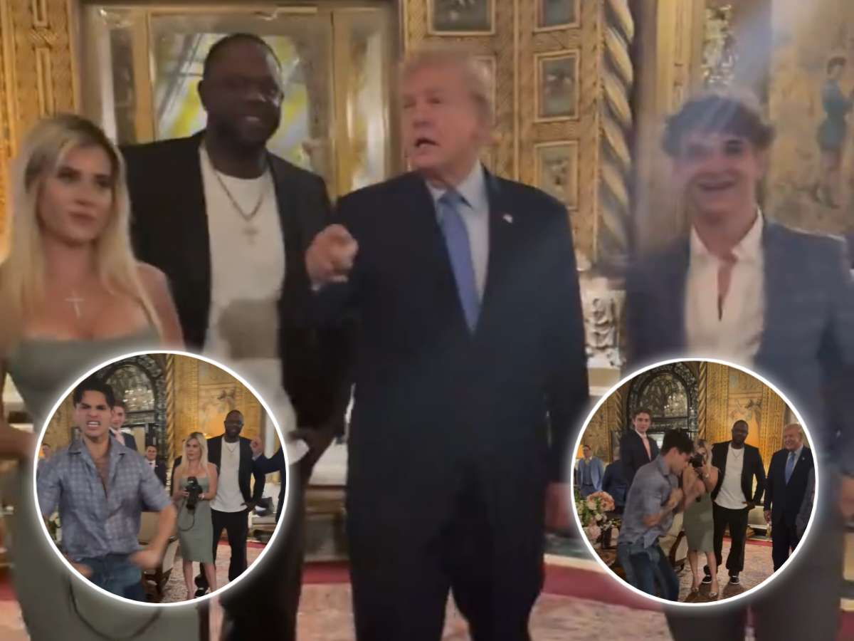 WATCH: Donald Trump bizarrely presented with boxing skills from Ryan Garcia