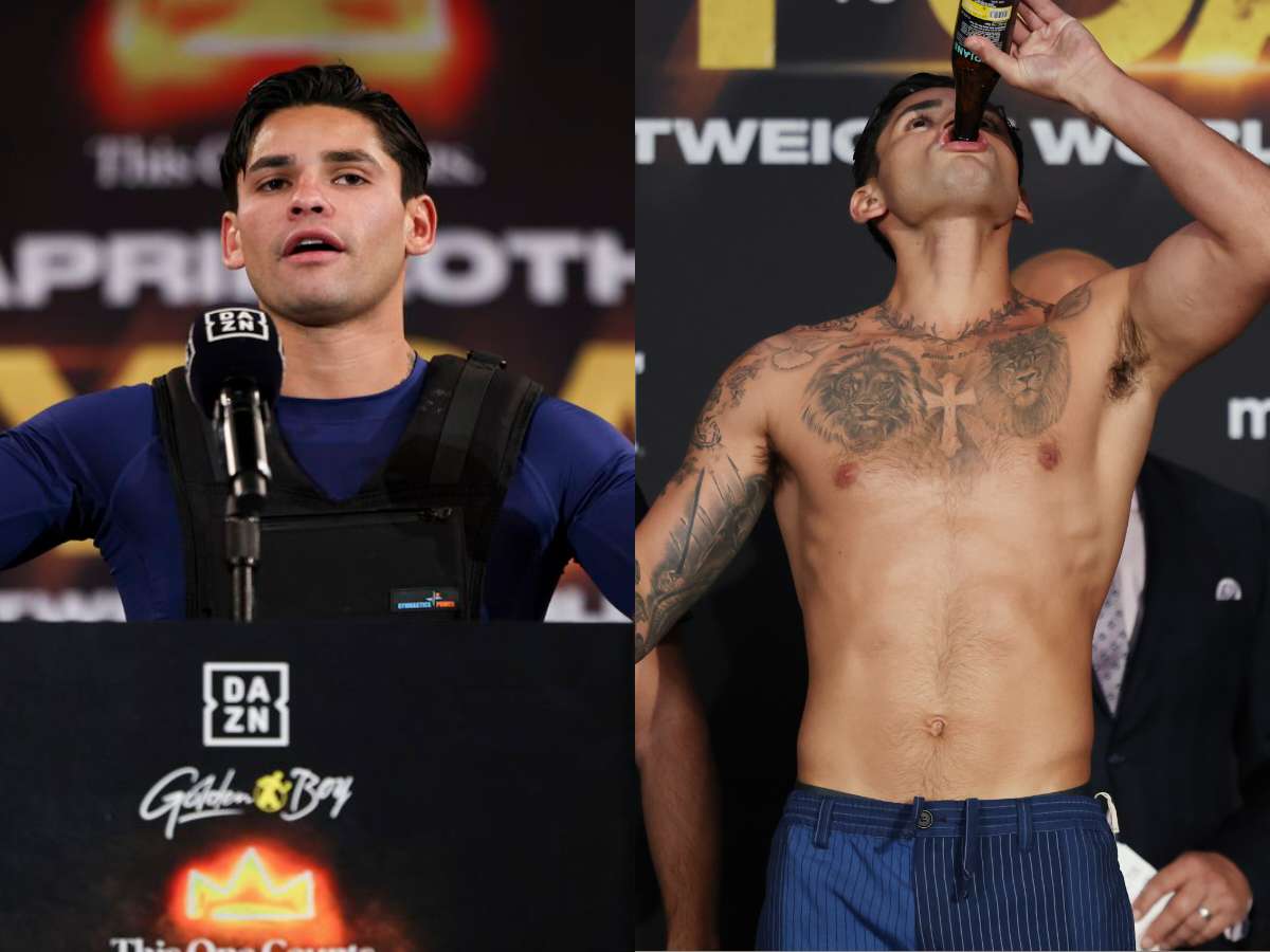 “It was apple juice,” Ryan Garcia reveals TRUTH about beer-chugging in weigh-in debacle